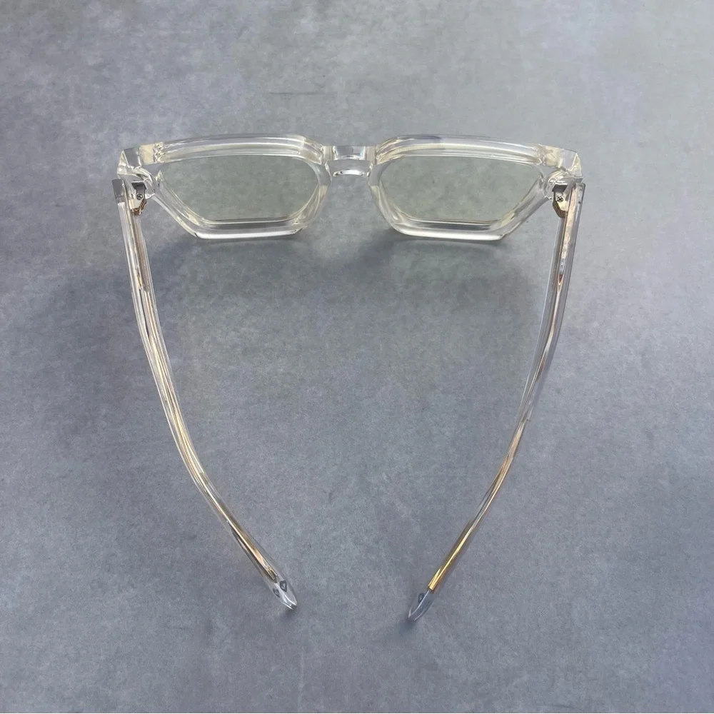 Clear Blue Light Content Glasses